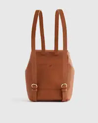 Leather Small Backpack