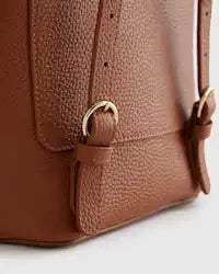 Leather Small Backpack
