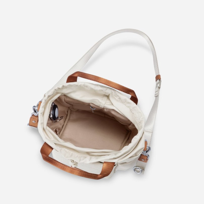 Drawstring Multiway Mini Canvas Crossbody Bucket Bag
